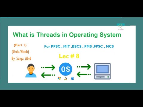 Threads in Operating System (part 1) || lec # 8 || In Urdu/Hindi