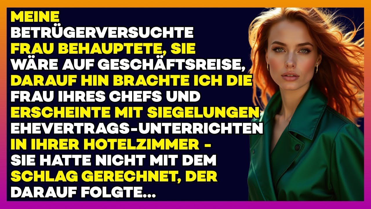 Ich überraschte meine betrügende Frau im Hotel – mit dem Ehevertrag in der Hand