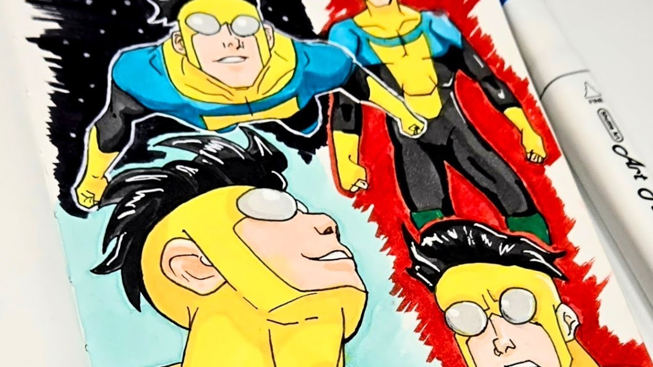 Drawing INVINCIBLE - YouTube