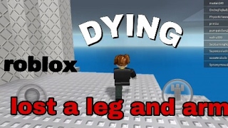 Dying so many times on(R) roblox..
