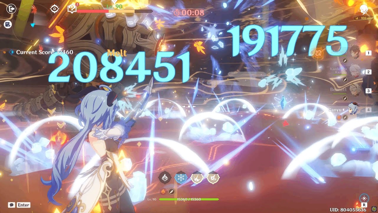 200K Melt Ganyu Charge Shot Bloom Arrow (Tablet Analytics Event)