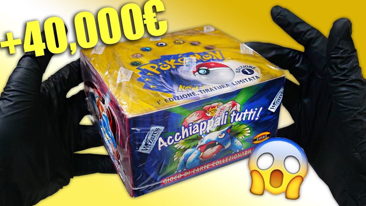 *FINALMENTE È MIO!!!* HO TROVATO UN BOX POKEMON SET BASE PRIMA EDIZIONE ...