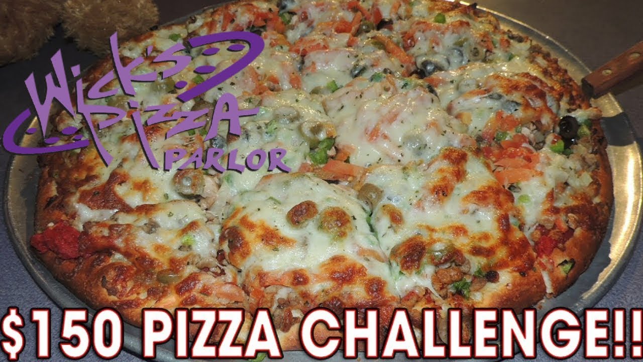 150 The Big Wick's Pizza Challenge at Wick's Pizza Parlor & Pub YouTube