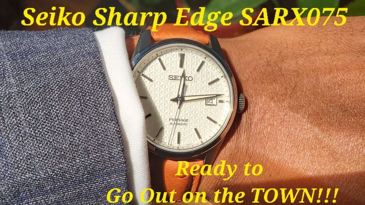 Seiko Presage SARX075 Stepping Out on Ostrich! - YouTube