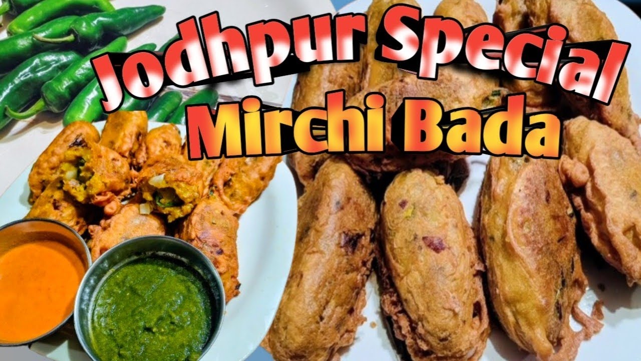 Jodhpur Ka Famous Mirchi Bada Recipe 😋 Crispy Rajasthani Mirchi Bada at Home