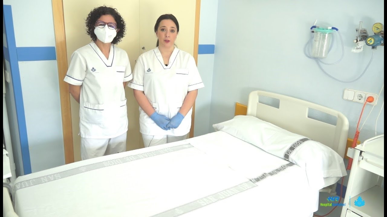 Cómo hacer una cama hospitalaria ocupada