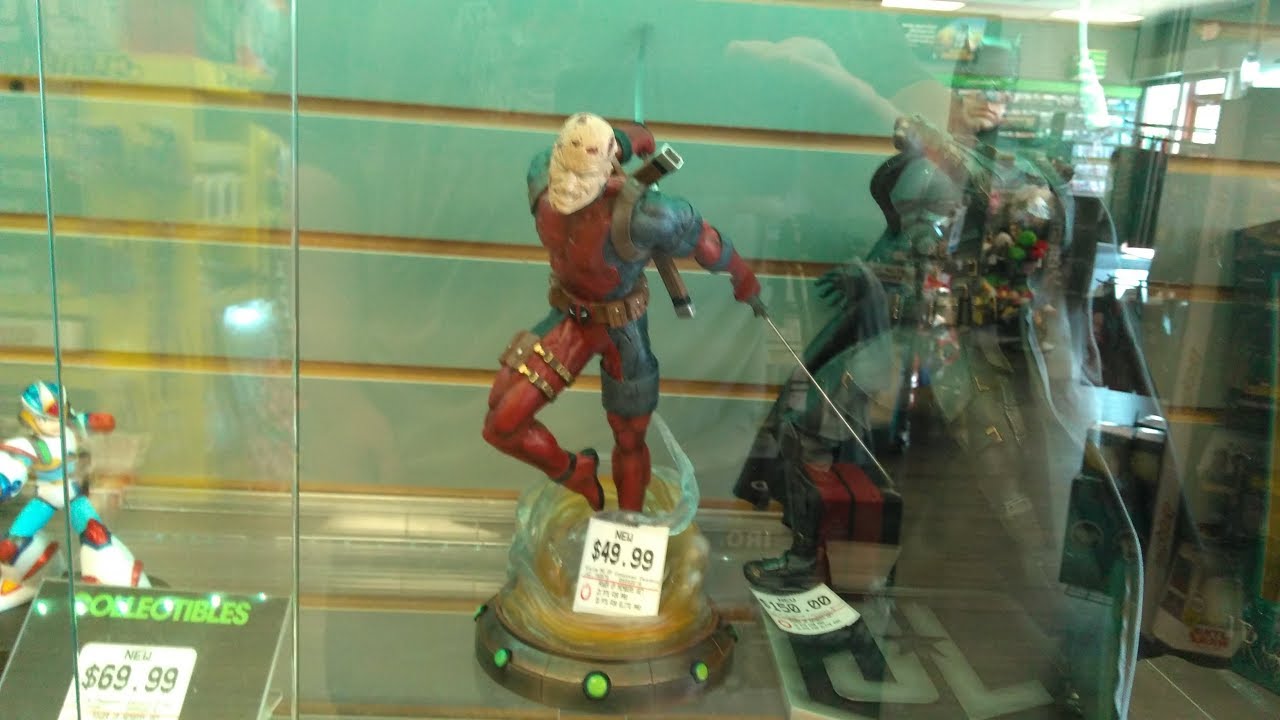 Cool Statues at GameStop