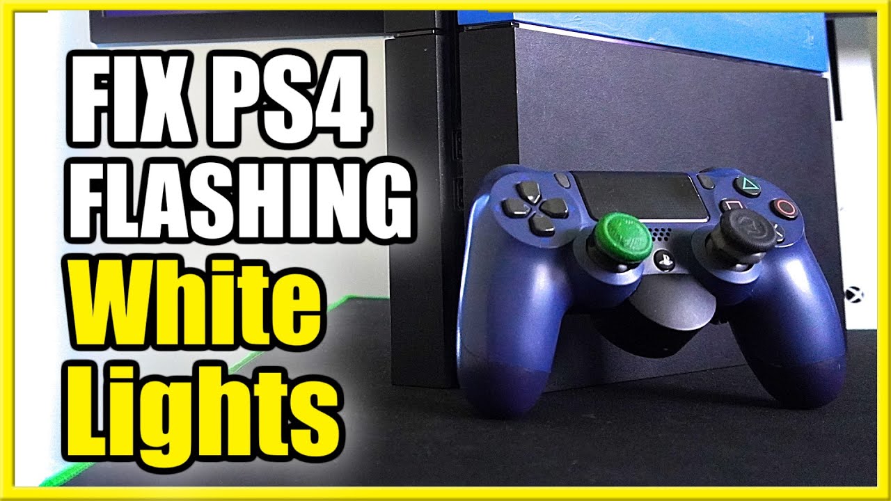 dårlig bladre lækage How to Fix Flashing White Light on PS4 Controller! (Connect PS4 Controller  Tutorial) - YouTube