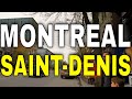 4K Montreal - Saint-Denis Street From North to South -【4K】
