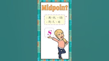 How to Find Midpoint | HS.G-GPE.B.6 🖤💙 #shorts