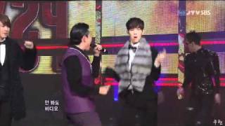 PSY cut perf with the MC