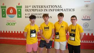 IOI 2019: Team interview - Ireland