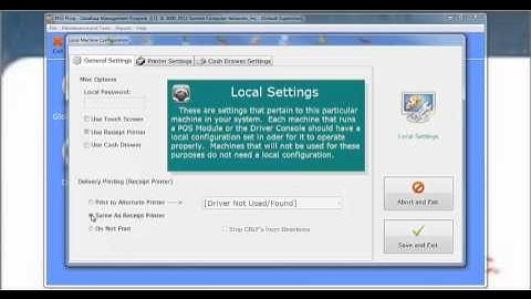 POS PIZZA: How to install a printer
