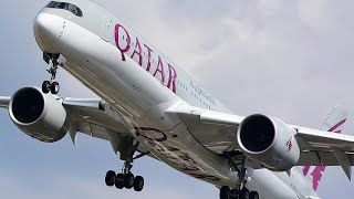 QATAR Airbus A350-900 and A350-1000 Formation Flight