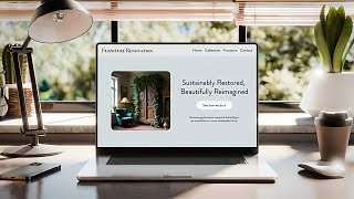 Laptop Mockup in Close Up Displays - After Effects Template
