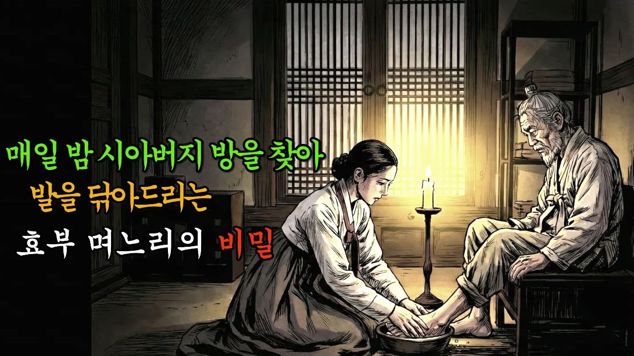 매일 밤 시아버지 발을 닦아주던 효부 며느리, 3년 뒤 드러난 소름 돋는 진실 | 야담 | 오디오북 | 감동사연 |