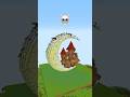 Minecraft Moon House Build Battle - Noob vs Pro vs Hacker vs God #shorts #minecraft