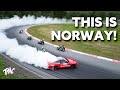 Superbike vs drift car carnage