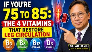 If You're 75 to 85: The 4 Vitamins That Restore Leg Circulation