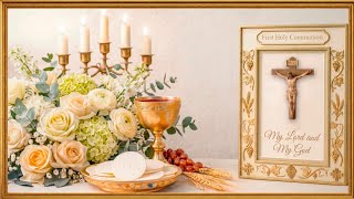 First Holy Communion Catholic Screensaver Ambience | Eucharistic Art & Peaceful Blessed Music screenshot 3