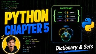 PYTHON Chapter 5. Dictionary & Sets