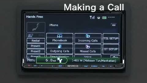 2012 Making A Call using Bluetooth - DNX9990HD-DNX7190HD.wmv