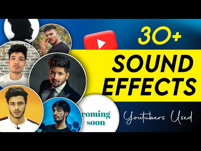 30+ Sound Effects for YouTube Video Editing | No Copyright | Download Link Given ❤️