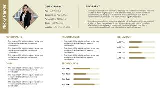User Persona PowerPoint Template | Kridha Graphics