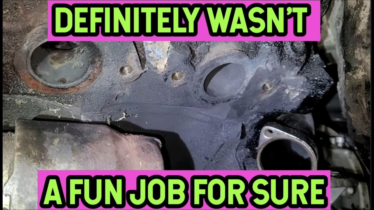 7.3 Powerstroke Exhaust Manifold Replacement. Broken Bolts & Rusted