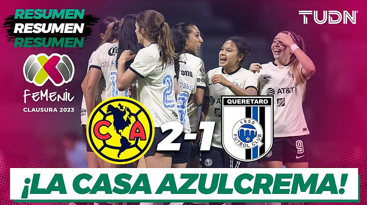 ¡Susto en América! Le anulan el empate a Gallos | América 1-0 Querétaro | CL2023 Femenil -J14 | TUDN