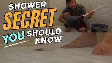 Shower Drain Clogged - Secret Plunger