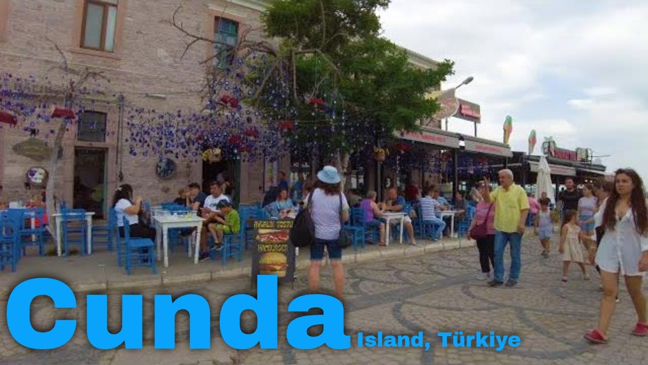 Ayvalık: Cunda Island Walking Tour/Cunda Adası (4k), Türkiye, 2022
