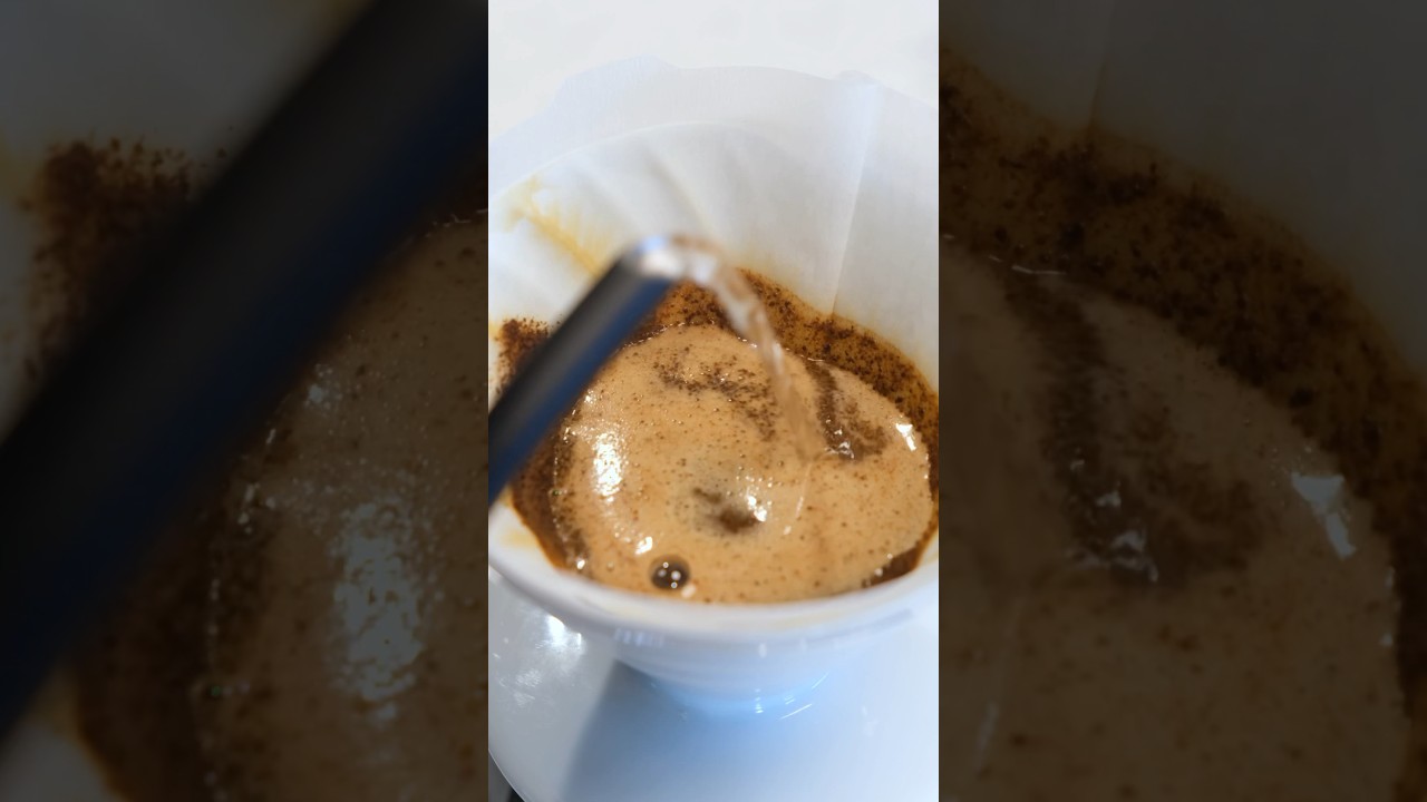 V60 Pour-over coffee. 