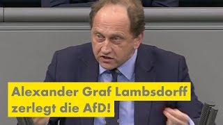 Alexander Graf Lambsdorff zerlegt die AfD