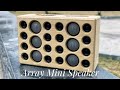 DIY Array Mini Speaker ( From old broken speakers)