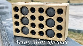 DIY Array Mini Speaker ( From old broken speakers)