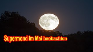 Vollmond Mai 2021 Uhrzeit : Vollmond Im Mai Der Super Blumenmond Fur