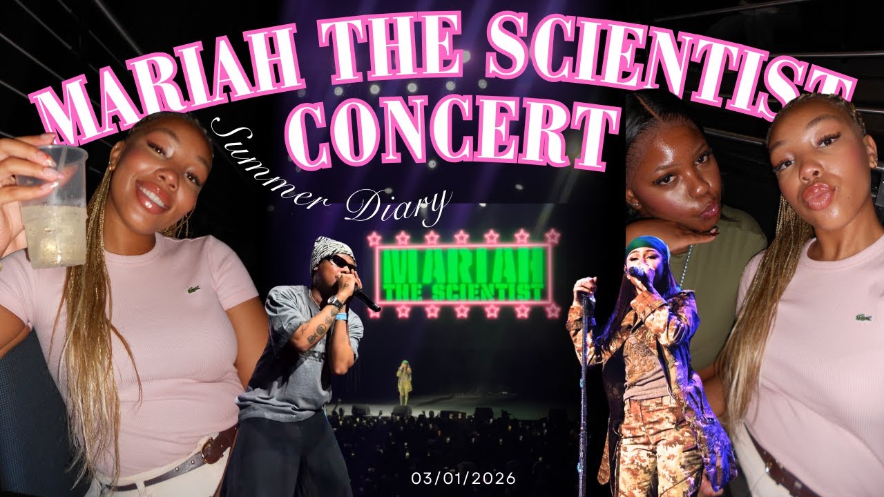 Видеоблог с концерта: Mariah the Scientist вживую в ЮАР!!🪩🐆💋 (Я встретила свою любимую артистку!!!)