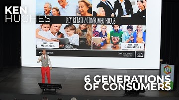 6 Generations of consumers. Ken Hughes, Keynote Speaker