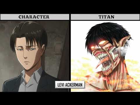 WHEN AOT CHARACTERS TURN INTO TITAN [SEASON 4][SPOILER]