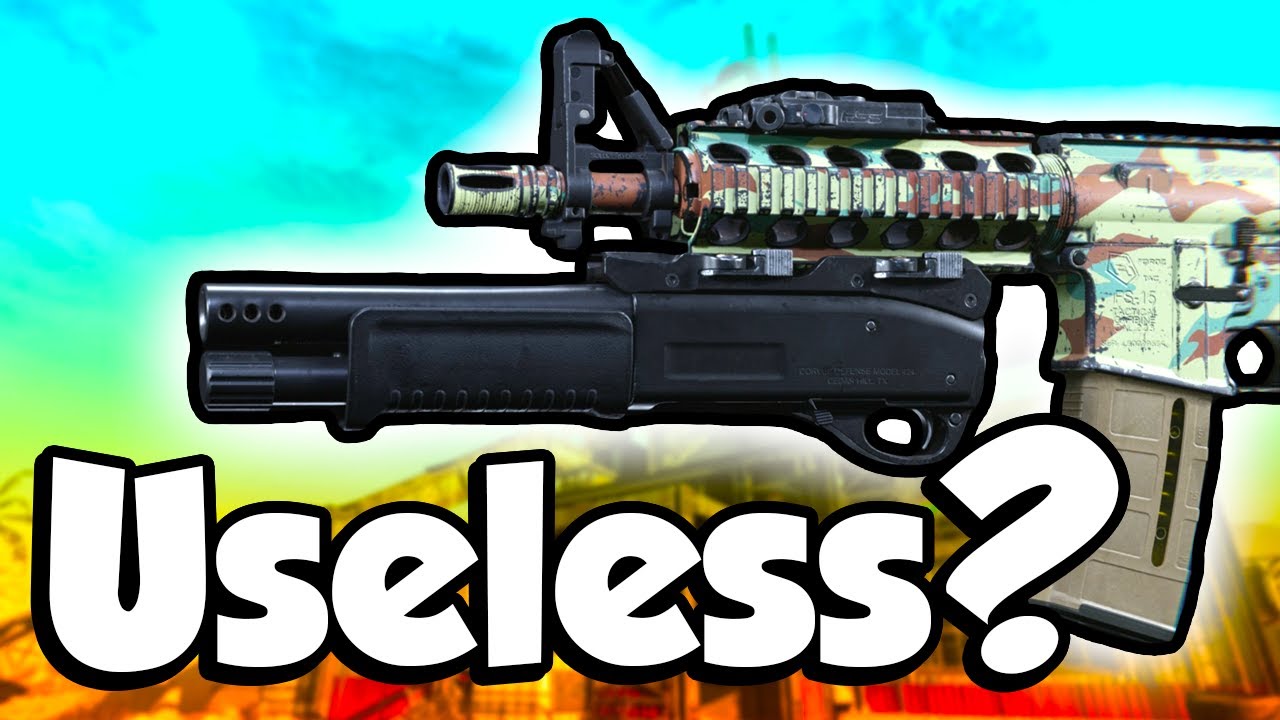 Using the UNDERBARREL SHOTGUN for a day... YouTube