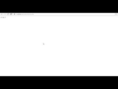 Learn PHP Date & Time 3 (Clock)
