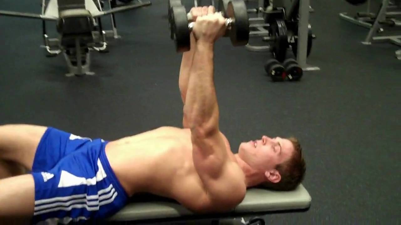 How To Dumbbell Flys On A Flat Bench Youtube
