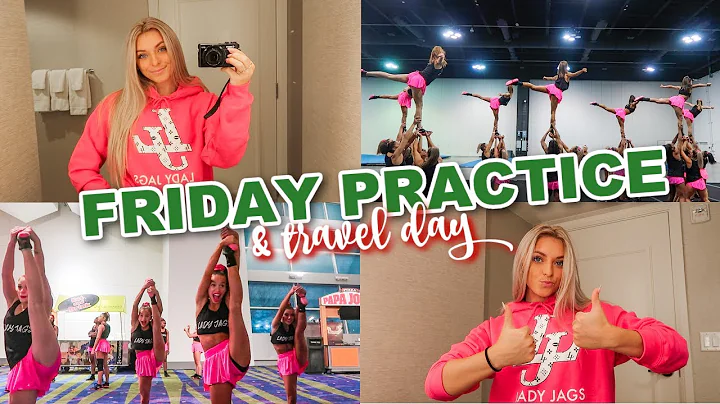 VLOGMAS DAY 14: travel day to a cheer competition,...