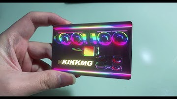 Futuristic card | object tracking | blender eevee