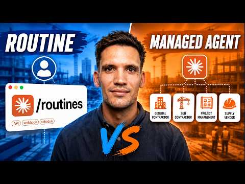 Claude Routines vs Managed Agents for Construction — When to Use Each