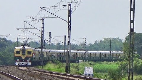 Train Making A C-Trun || Eastern Railway Local Electric MultiPle Unit Or EMU Train