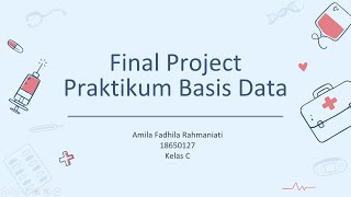 Final Project Praktikum Basis Data - 18650127/Amila Fadhila R.