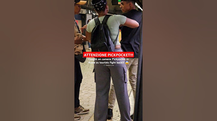 🚨Caught on Camera: Pickpocket in Rome as tourists fight back #Pickpocket #Rome #Italy #Viral #Trend