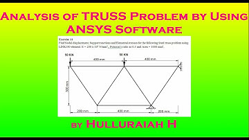 Static Analysis of Truss structure in Ansys Mechanical APDL_EX10